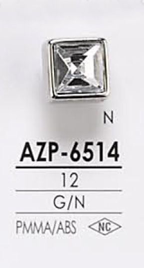 AZP6514 Bouton De Pierre De Cristal IRIS