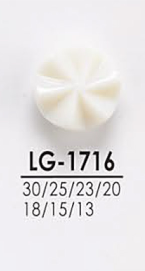 LG1716 Boutons Pour La Teinture Des Chemises Aux Manteaux IRIS