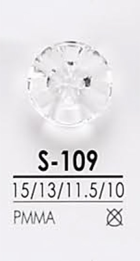 S109 Bouton Taille Diamant IRIS