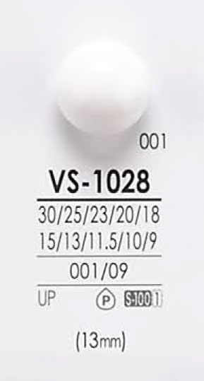 VS1028 Bouton Noir Et Teinture IRIS