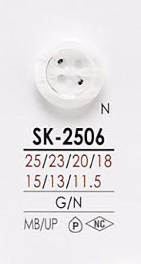 SK2506 Bouton De Chemise Pour La Teinture IRIS