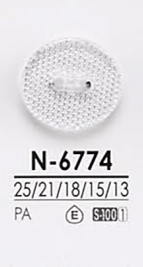 N6774 Bouton De Coupe De Diamant Pour La Teinture IRIS