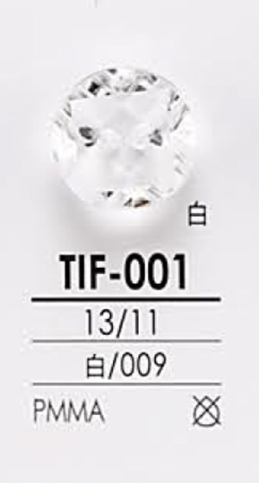 TIF001 Bouton Taille Diamant IRIS