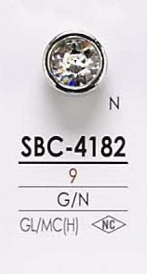 SBC4182 Bouton De Pierre De Cristal IRIS