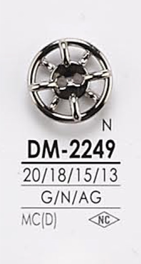 DM2249 Bouton En Métal IRIS