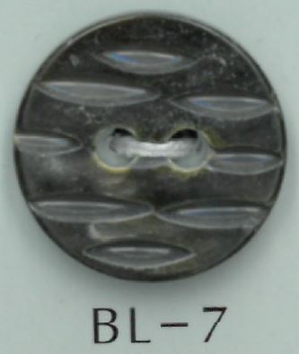 BL-7 Bouton Coquille Sculptée à 2 Trous Sakamoto Saji Shoten