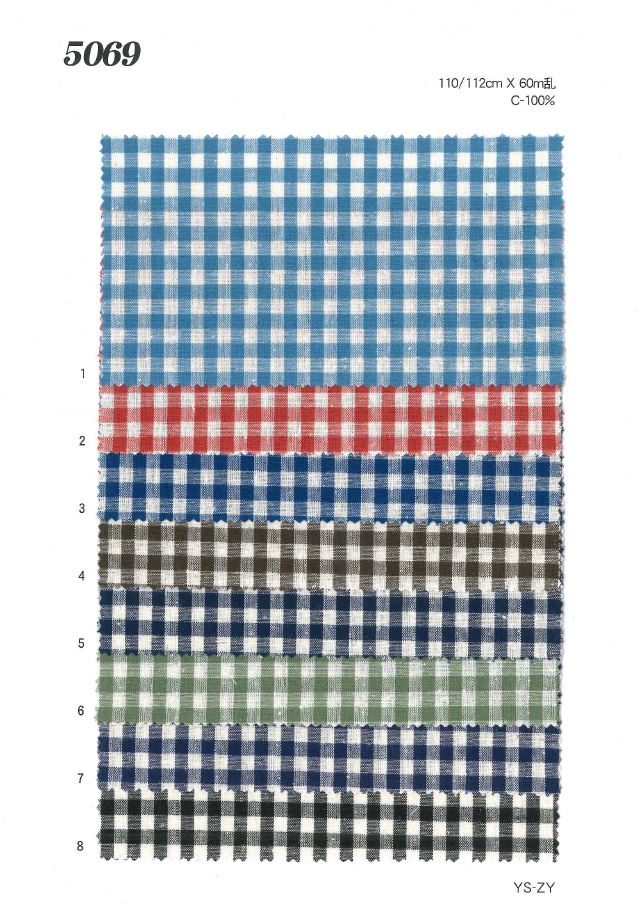 MU5069 Vichy Vérifier Avec Nep[Fabrication De Textile] Ueyama Textile