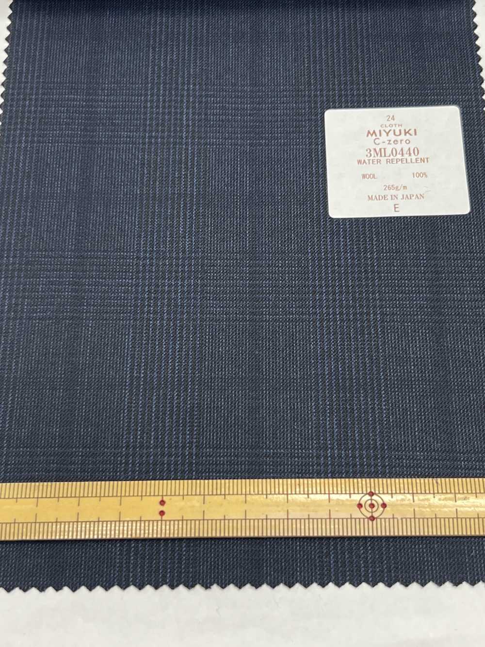 3ML0440 Comfort Sea Zero HYDROFUGE Prince De Galles Bleu Marine[Textile] Miyuki Keori (Miyuki)