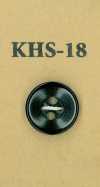 KHS-18 Petit Bouton 4 Trous En Corne Buffalo