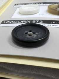 UNICORN572 [Style Buffalo] Bouton 4 Trous Avec Bordure NITTO Button Sous-photo