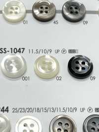 SS-1047 Bouton En Polyester à 4 Trous Pour Chemises Et Chemisiers Simples IRIS Sous-photo