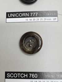 UNICORN777 [Style Buffalo] Bouton 4 Trous Avec Bordure NITTO Button Sous-photo