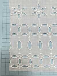 26023-1 Dentelle De Coton AO Blanc Cassé[Fabrication De Textile] Kyowa Lace Sous-photo