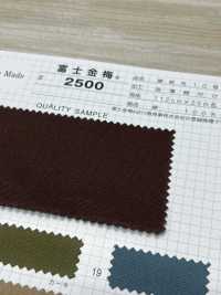 2500 Toile De Coton Fujikinbai N ° 10 Laminage Légèrement Adhésif[Fabrication De Textile] Fuji Or Prune Sous-photo