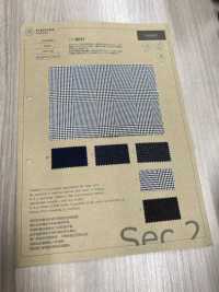 5-92668 TRABEST Soft Touch Melange Glen Check[Fabrication De Textile] Takisada Nagoya Sous-photo