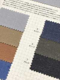 5200 Fujikinbai Kinume No. 11 Toile Lin Chambray[Fabrication De Textile] Fuji Or Prune Sous-photo