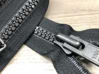 10VMJMR Vislon Metallic Zipper Taille 10 Noir Mat Séparateur Bidirectionnel[Fermeture éclair] YKK Sous-photo
