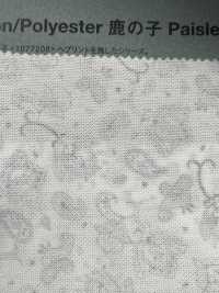 1077935 T/C Moss Stitch Paisley Imprimé[Fabrication De Textile] Takisada Nagoya Sous-photo