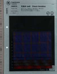 1084976 Variation De Carreaux De Sergé Teint En Fil[Fabrication De Textile] Takisada Nagoya Sous-photo