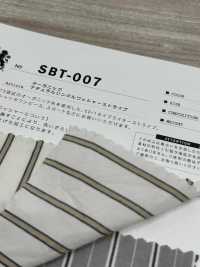 SBT-007 Rayures Délavées Et Froissées Naturelles Biologiques[Fabrication De Textile] Fibre Kuwamura Sous-photo