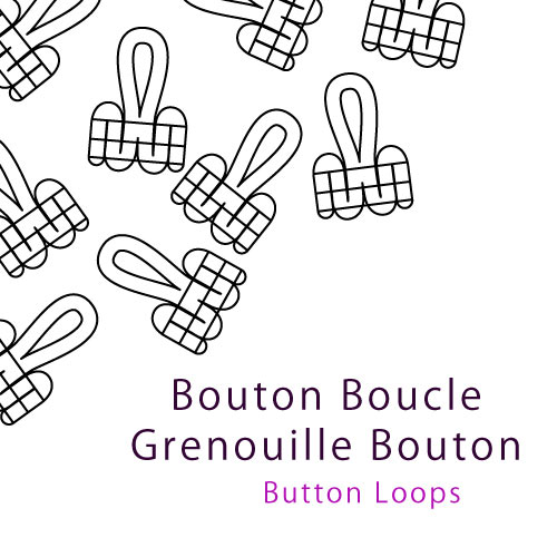 Bouton Boucle Grenouille Bouton