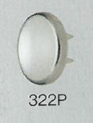 322P Pearl Top Parts Crochet à Tricoter Type Standard 12 Mm[Fermeture à Pression/rondelle à œillets] Morito