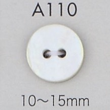 A110 Bouton Coquillage à 2 Trous DAIYA BUTTON