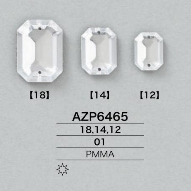 AZP6465 Pièces De Couture En Résine Acrylique[Autres articles divers] IRIS