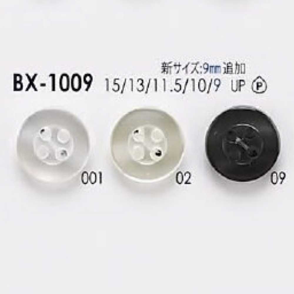 BX1009 Bouton 4 Trous En Résine Polyester IRIS