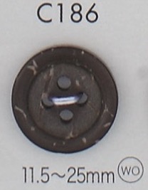 C186 Bouton En Bois Naturel à 4 Trous DAIYA BUTTON(DAIYA BUTTON)