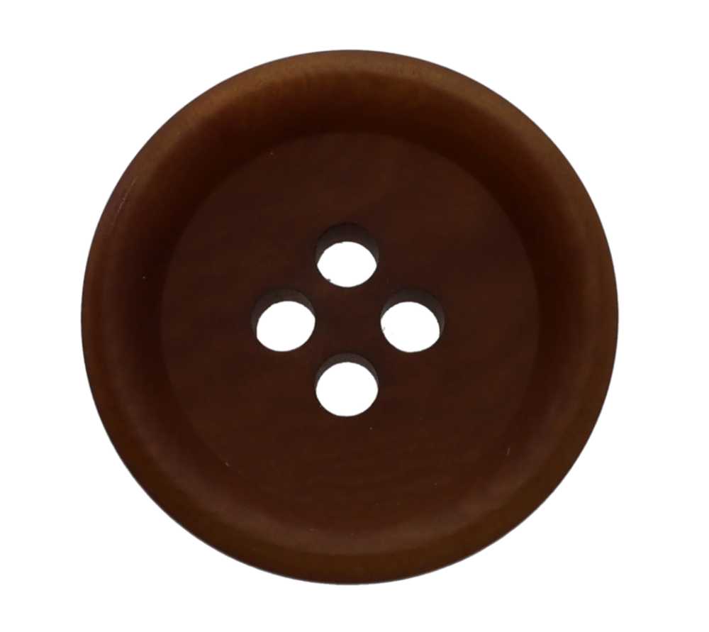 CD013 [vrai Noix] Bouton Semi-brillant Koutoku Button
