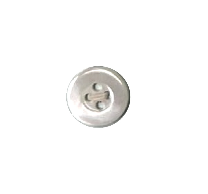 EX100 Bouton Coquillage à 4 Trous Avec Rebord Tomoi