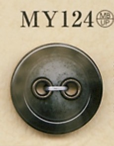MY124 Bouton à 2 Trous En Résine Polyester/laiton DAIYA BUTTON(DAIYA BUTTON)