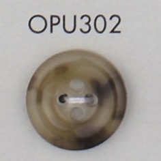 OPU302 Bouton à 4 Trous Bordé De Résine D