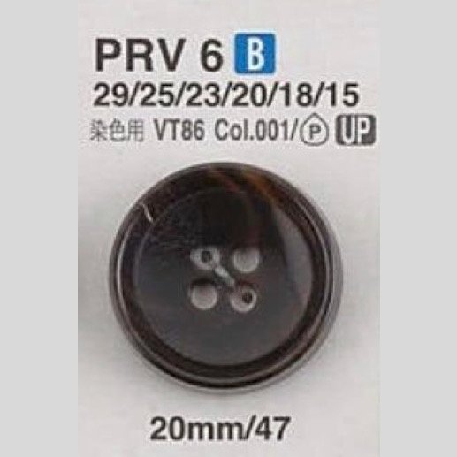 PRV6 Bouton 4 Trous En Résine D