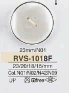 RVS1018F Bouton 4 Trous En Résine Polyester IRIS