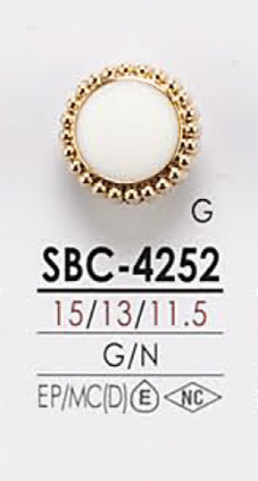 SBC4252 Bouton En Métal Pour La Teinture IRIS