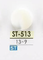ST513 Bouton à Tige Demi-anneau En Coquillage