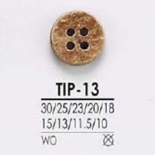 TIP13 Bouton 4 Trous En Bois IRIS