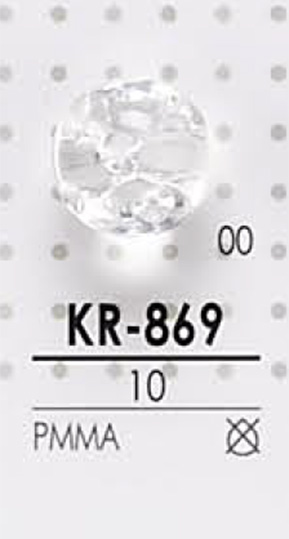 KR869 Bouton En Résine Acrylique IRIS