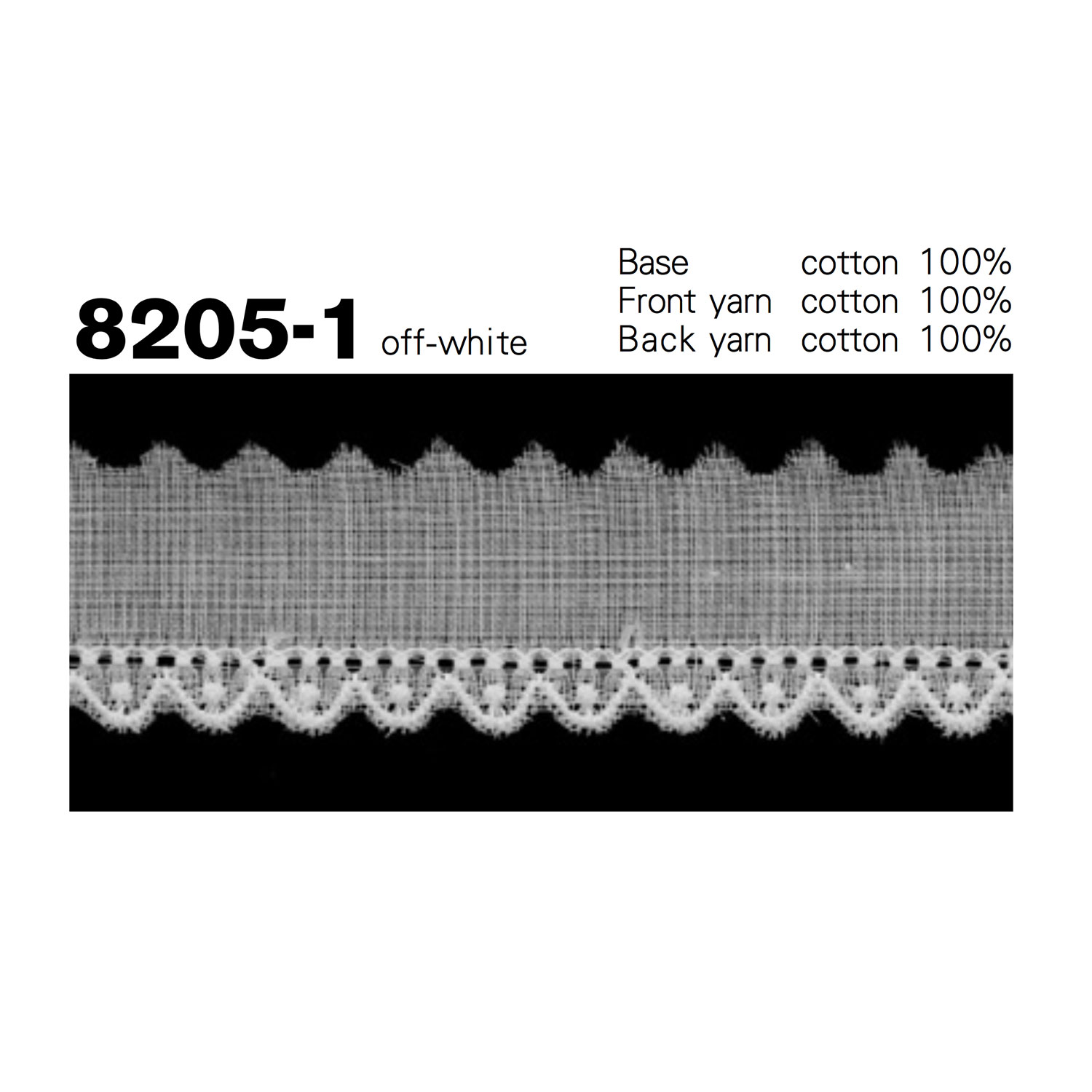8205-1 Coton Dentelle Fine Kyowa Lace