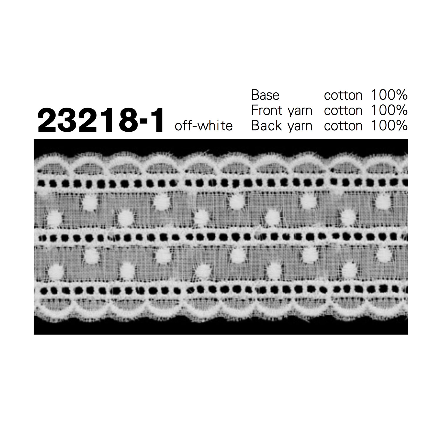 23218-1 Coton Dentelle Fine Kyowa Lace