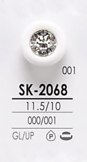 SK2068 Bouton De Pierre De Cristal Pour La Teinture IRIS