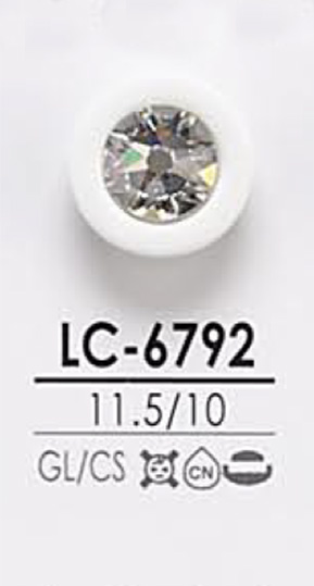 LC6792 Bouton De Pierre De Cristal Pour La Teinture IRIS