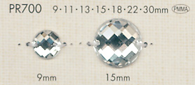 PR700 Bouton Diamant Transparent DAIYA BUTTON