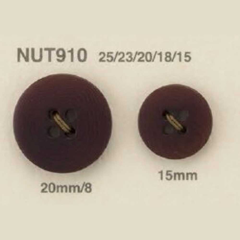 NUT-910 Bouton à 4 Trous Pour écrou En Matériau Naturel IRIS