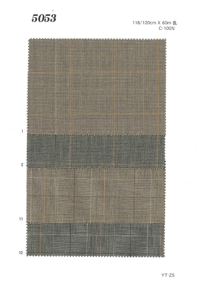 MU5053 Chèque Glen[Fabrication De Textile] Ueyama Textile