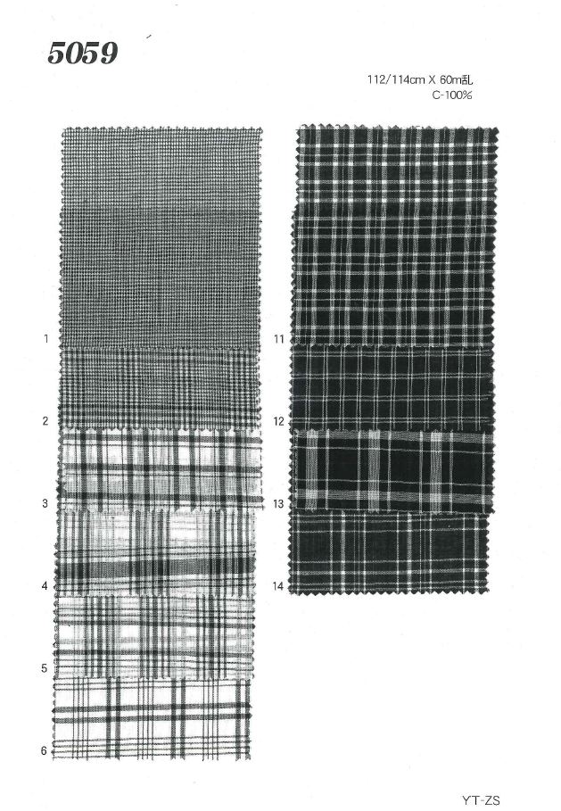 MU5059 Vérification De La Pelouse[Fabrication De Textile] Ueyama Textile
