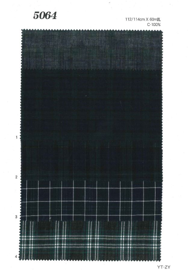 MU5064 Vérification De La Pelouse[Fabrication De Textile] Ueyama Textile