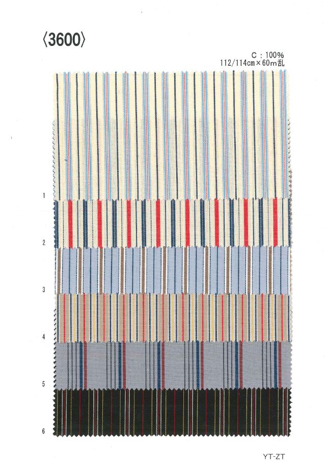 3600 Rayure Teint En Fil[Fabrication De Textile] Ueyama Textile